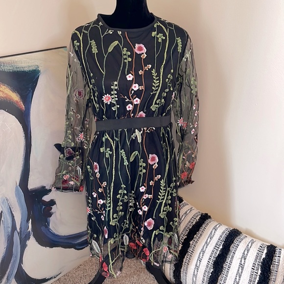 Light Embroidered Dress - Picture 1 of 3